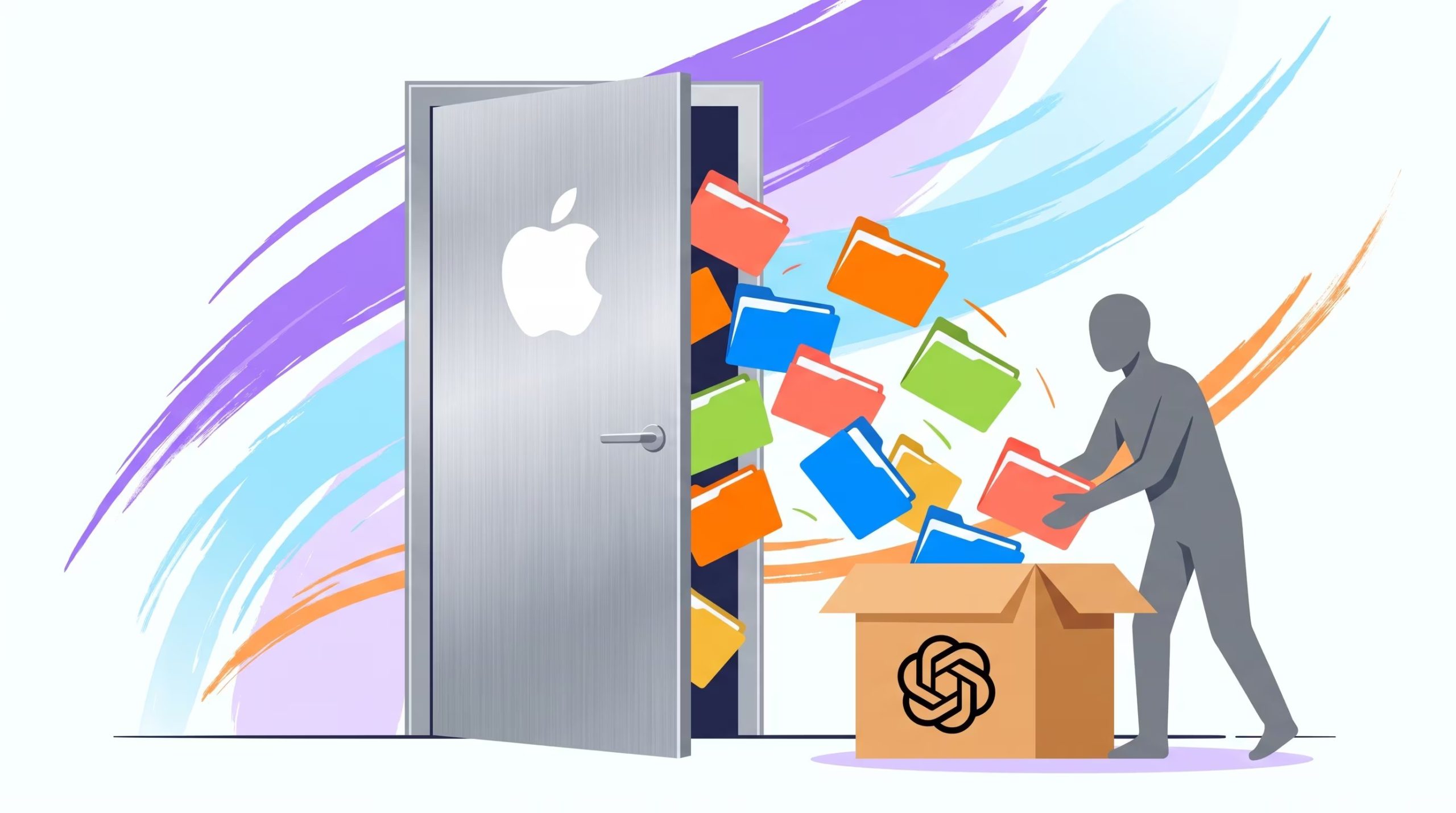 La evidencia difundida por OpenAI señala que la cuenta de Liu siguió conectada más de una semana tras dejar Apple, lo que expuso fallas de gestión de accesos. (Imagen Ilustrativa Infobae)