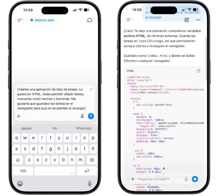 Puedes empezar a crear una aplicación para iPhone usando ChatGPT. (Applesfera)