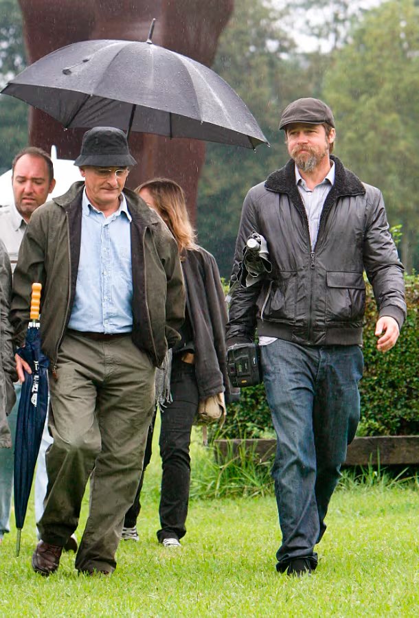 Brad Pitt en San Sebastián. (EFE / Juan Herrero)