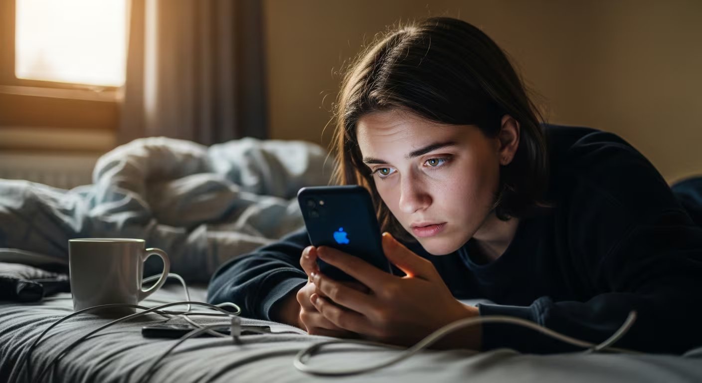 Una revisión de JAMA Pediatrics encontró una asociación pequeña entre uso de redes sociales y síntomas internalizantes como ansiedad y depresión en adolescentes (Imagen Ilustrativa Infobae)