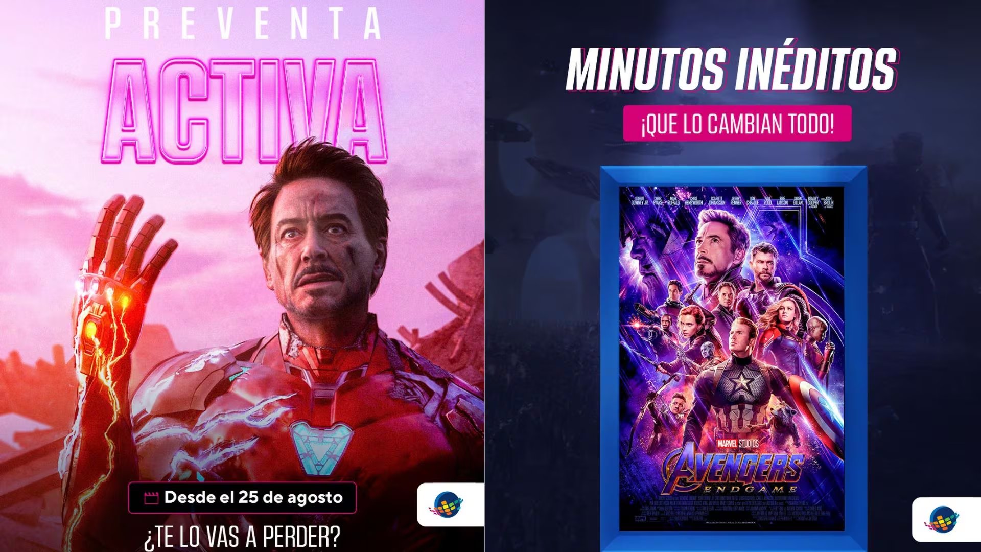 Un afiche promocional anuncia la preventa en Perú de la película Avengers: Endgame con escenas inéditas a partir del 25 de agosto.