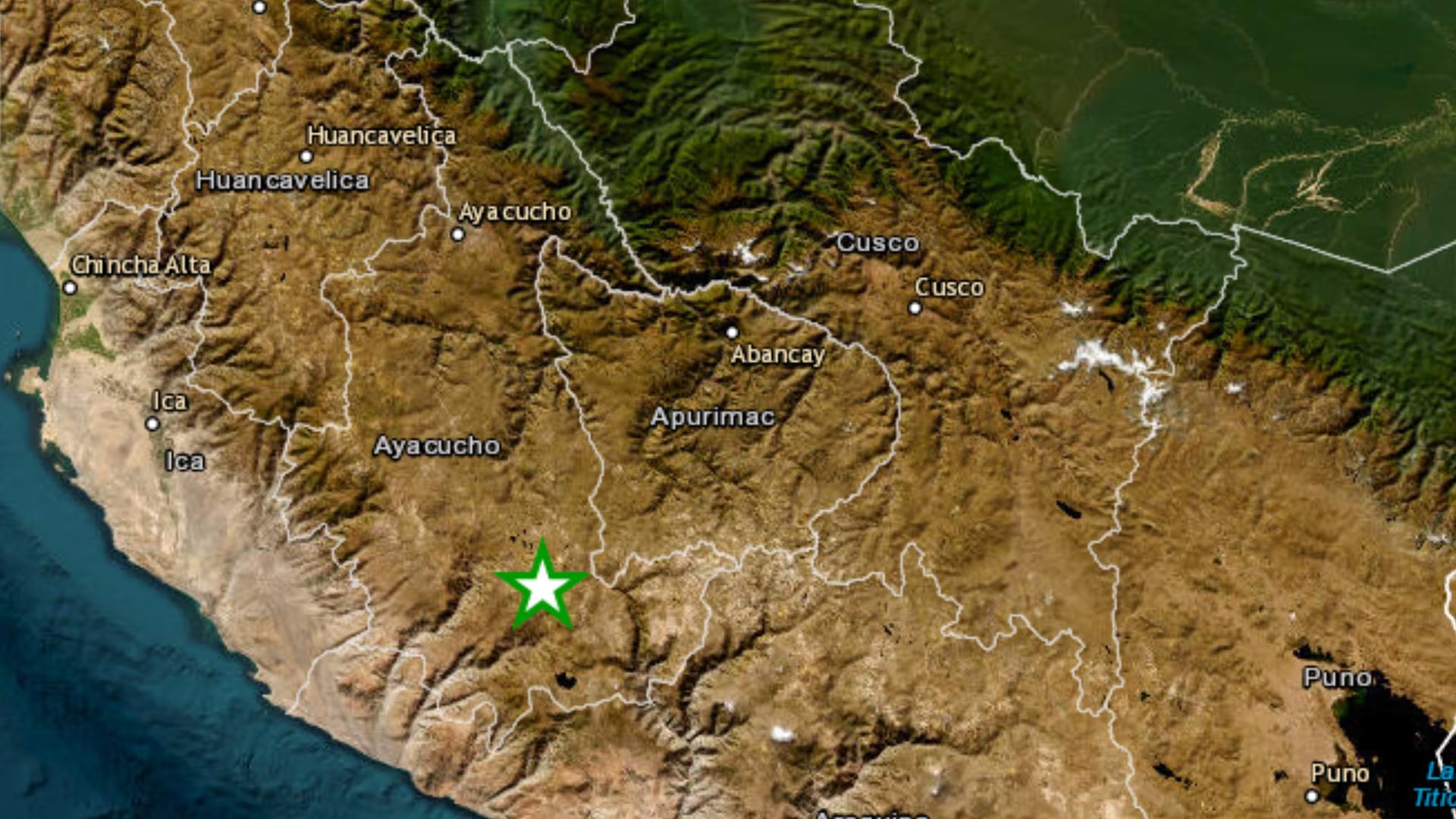 Sismo de magnitud 4.2: el movimiento se registró este jueves 20 de agosto a las 16:30:31 horas. Captura depantalla