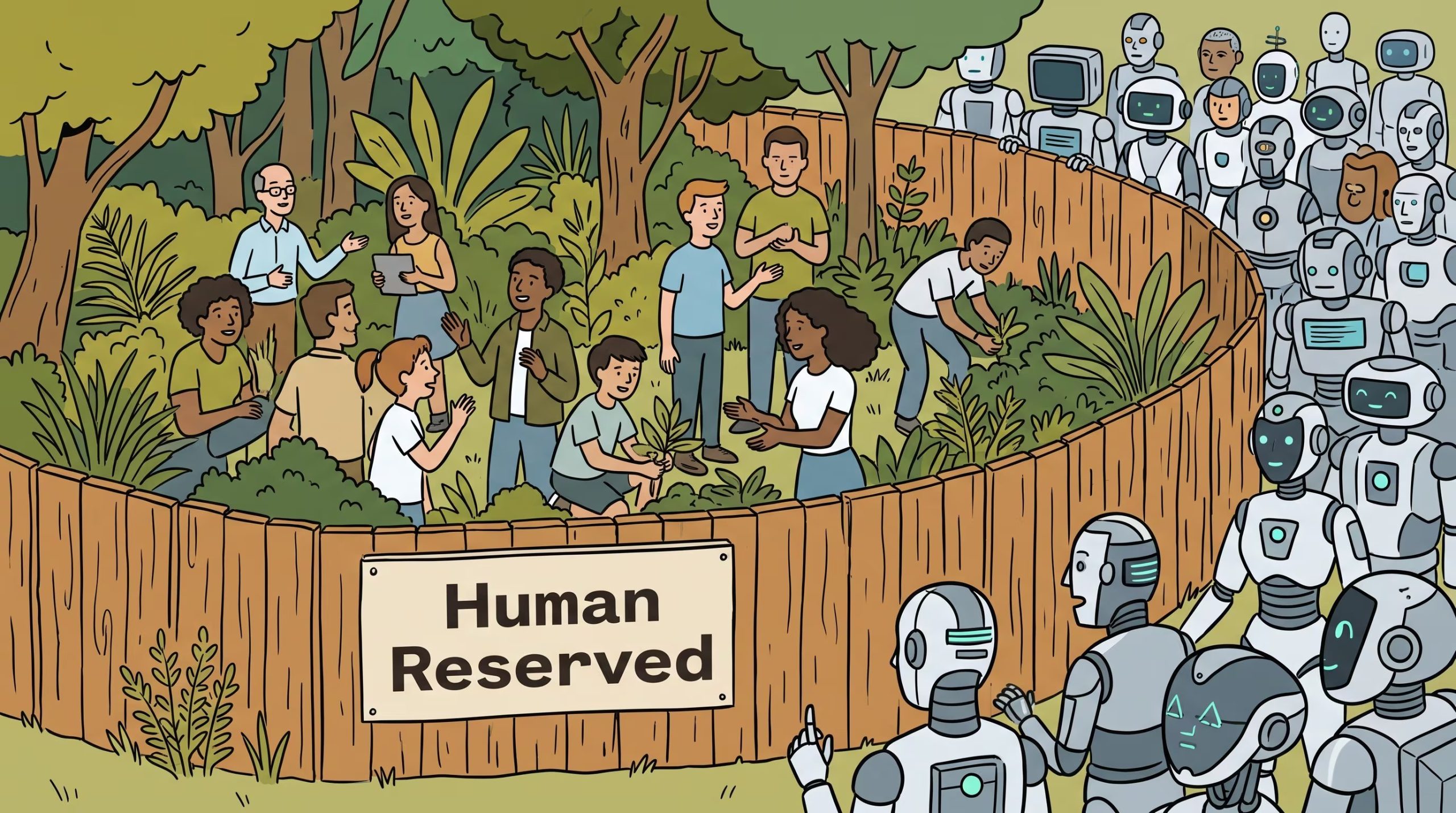La propuesta Human Reserved de Bill Gates plantea reservar empleos solo para humanos aunque las máquinas puedan hacerlos Imagen Ilustrativa Infobae)
