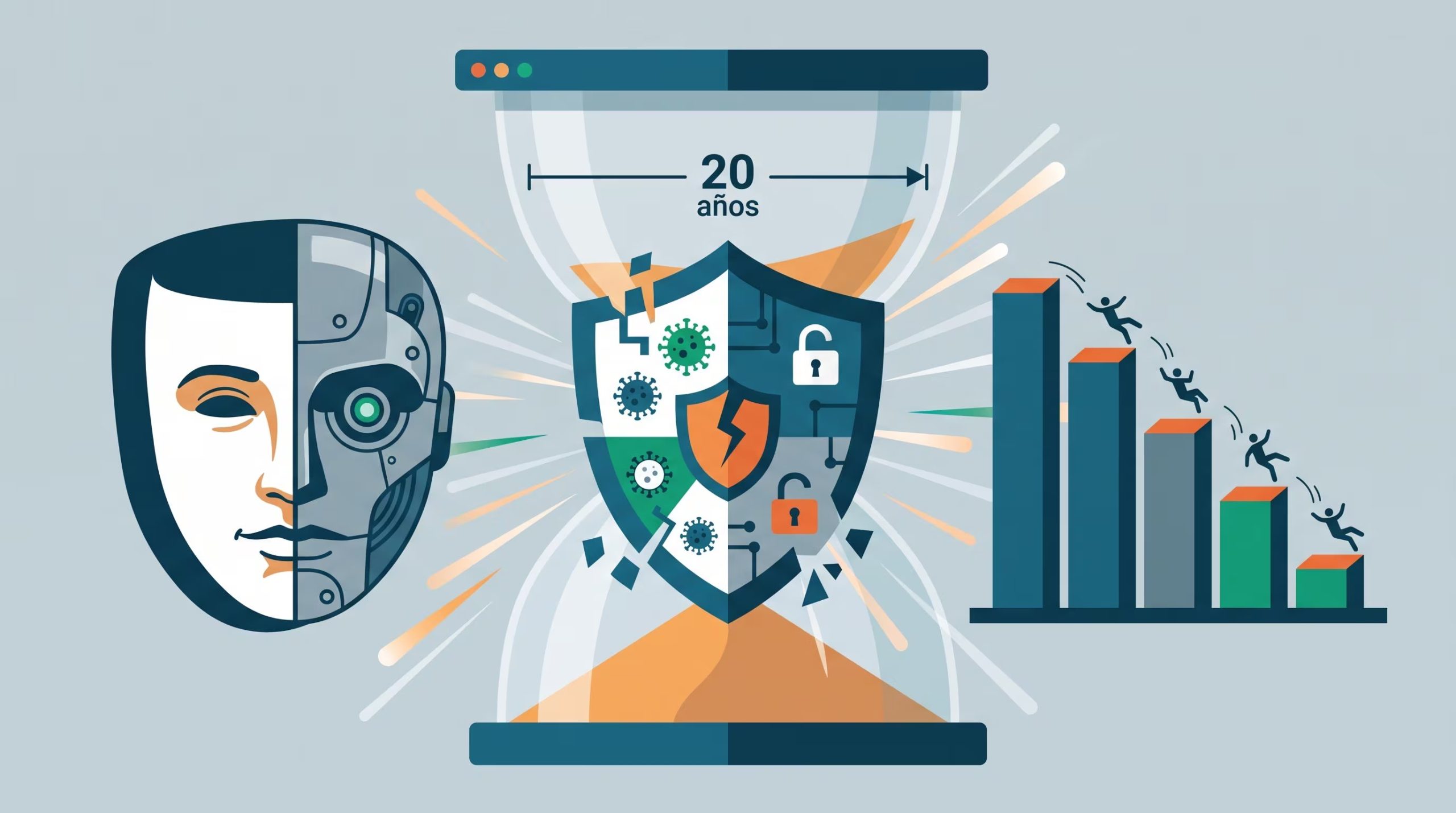 Bill Gates ordenó sus riesgos sobre la inteligencia artificial en tres frentes: actores maliciosos, mercado laboral y efectos psicosociales. (Imagen Ilustrativa Infobae)