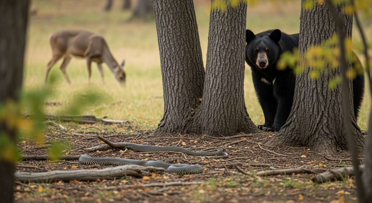 En California, la población de osos negros ha crecido y sus incursiones en zonas urbanas son cada vez más frecuentes - crédito (Imagen Ilustrativa Infobae)