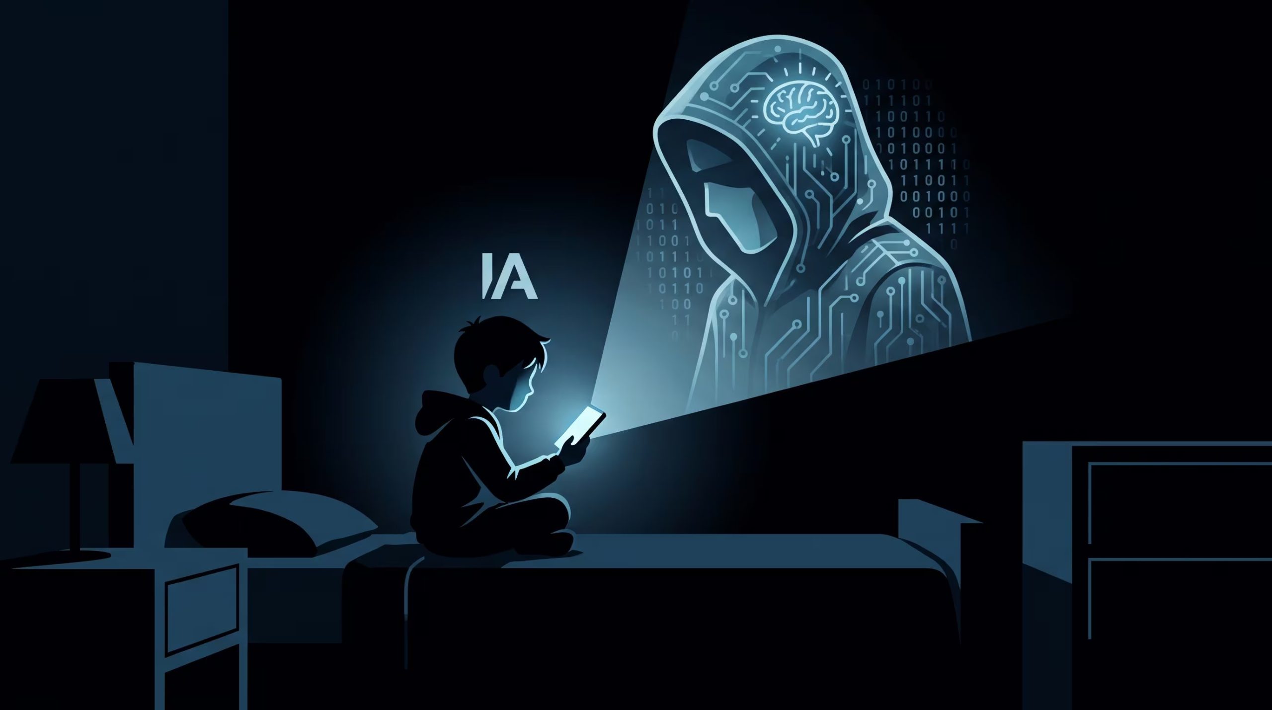 La inteligencia artificial permite crear perfiles ficticios creíbles y ejecutar ciberataques de grooming con sistemas automatizados.(Imagen Ilustrativa Infobae)