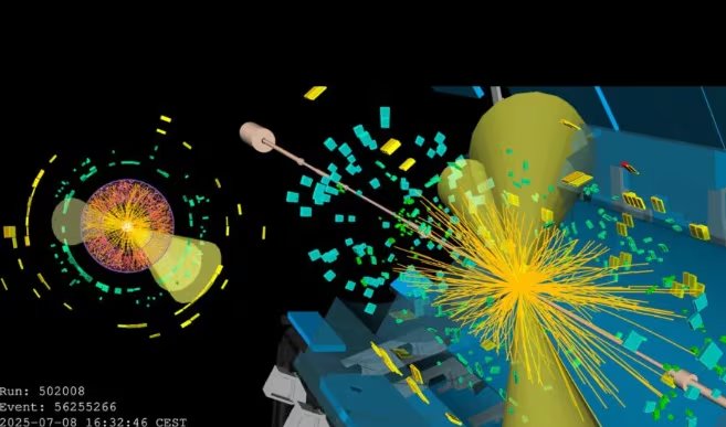 El descubrimiento conecta la física de altísimas energías con estudios clásicos de estructura nuclear y amplía la comprensión del universo temprano - CERN

