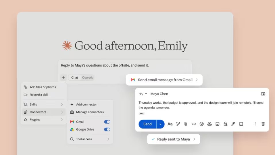 Claude ahora podrá tomar el control de Gmail para responder correos de manera totalmente autónoma. (Anthropic)