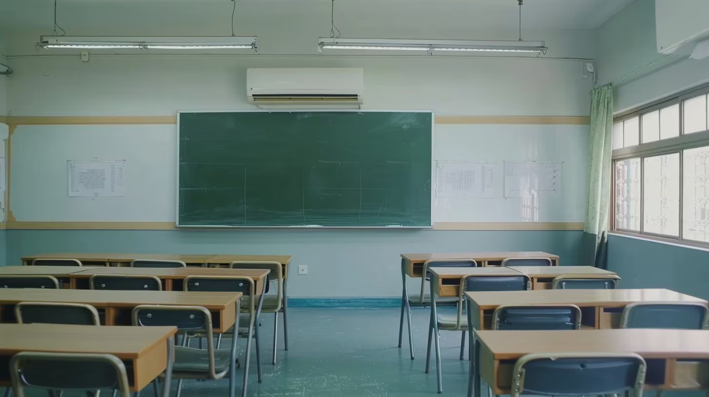 La educación sin tecnología en el aula se basa en el uso de materiales físicos como libros, cuadernos y la pizarra. 
 (Imagen Ilustrativa Infobae)