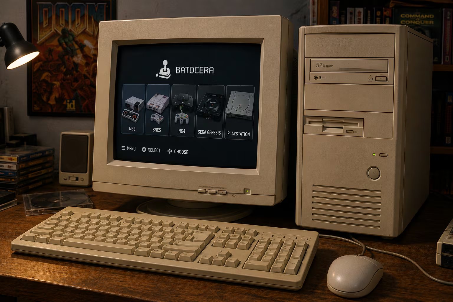Puedes tener una consola retro modificando algunas característica de tu computadora antigua. (Visualesia)