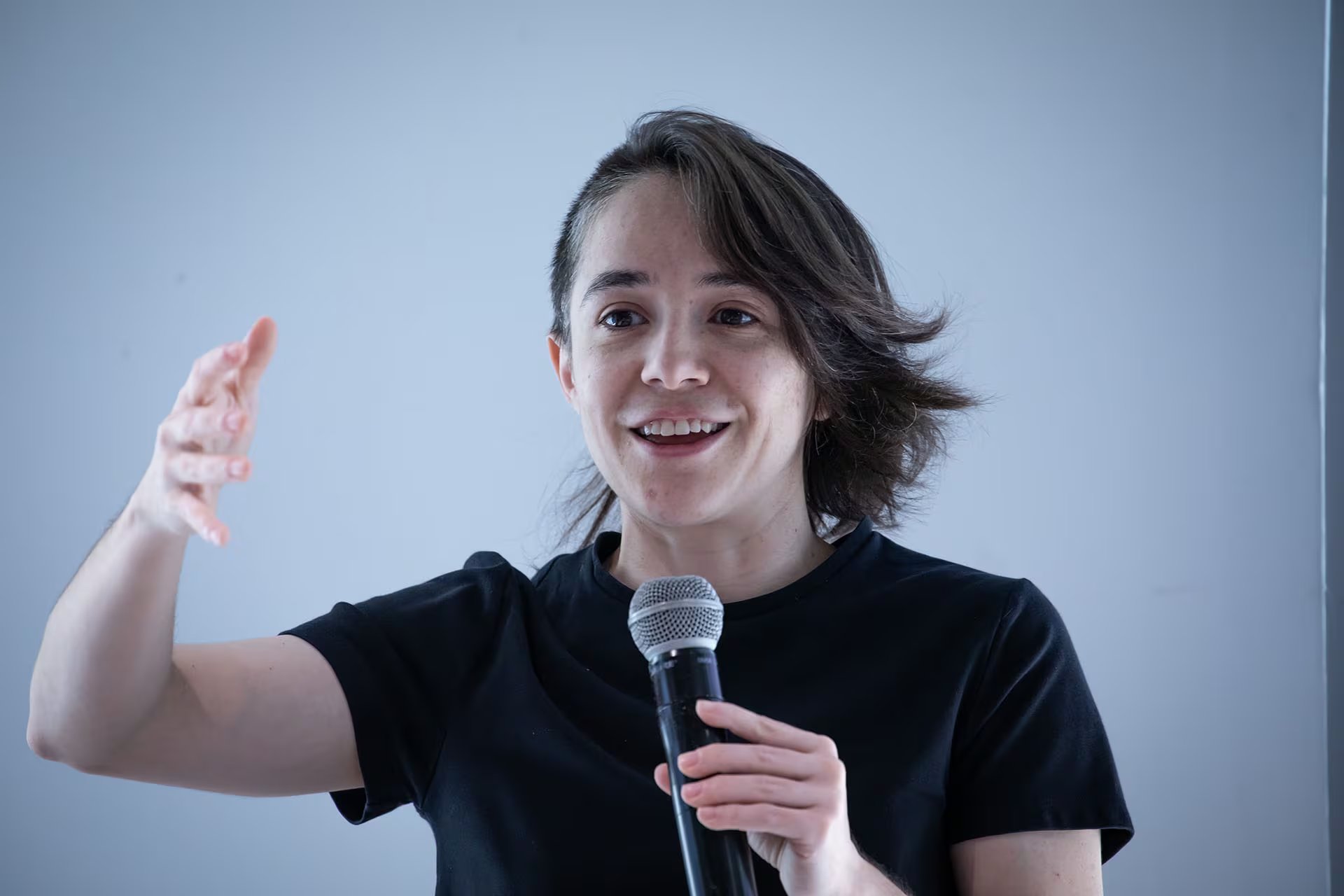 Fernanda Sobrino Macías, investigadora especializada en ciencia de datos, presentó el modelo de IA en las jornadas 
