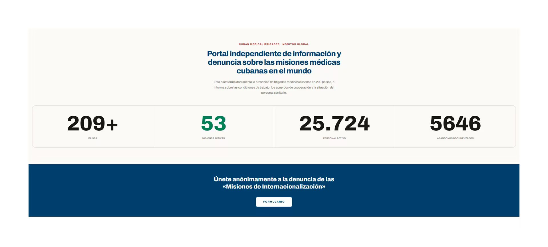 La esclavitud de las misiones médicas cubanas es expuesta país por país (Cuban Medical Brigades)