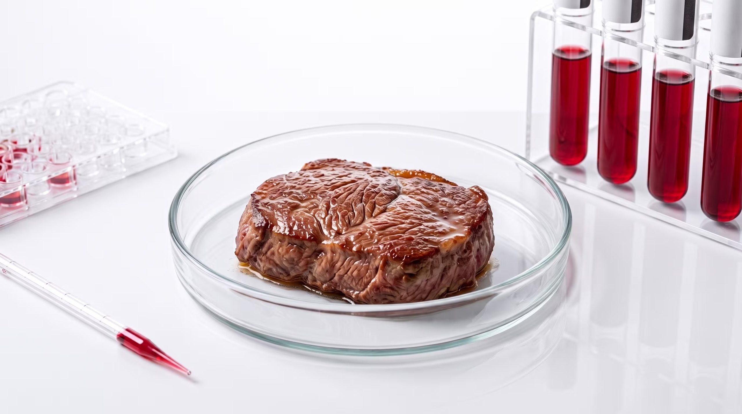 El trabajo publicado en Frontiers in Plant Science plantea una prueba de principio frente a la ingeniería microbiana usada para fabricar carne sintética y análogos cárnicos (Imagen Ilustrativa Infobae)