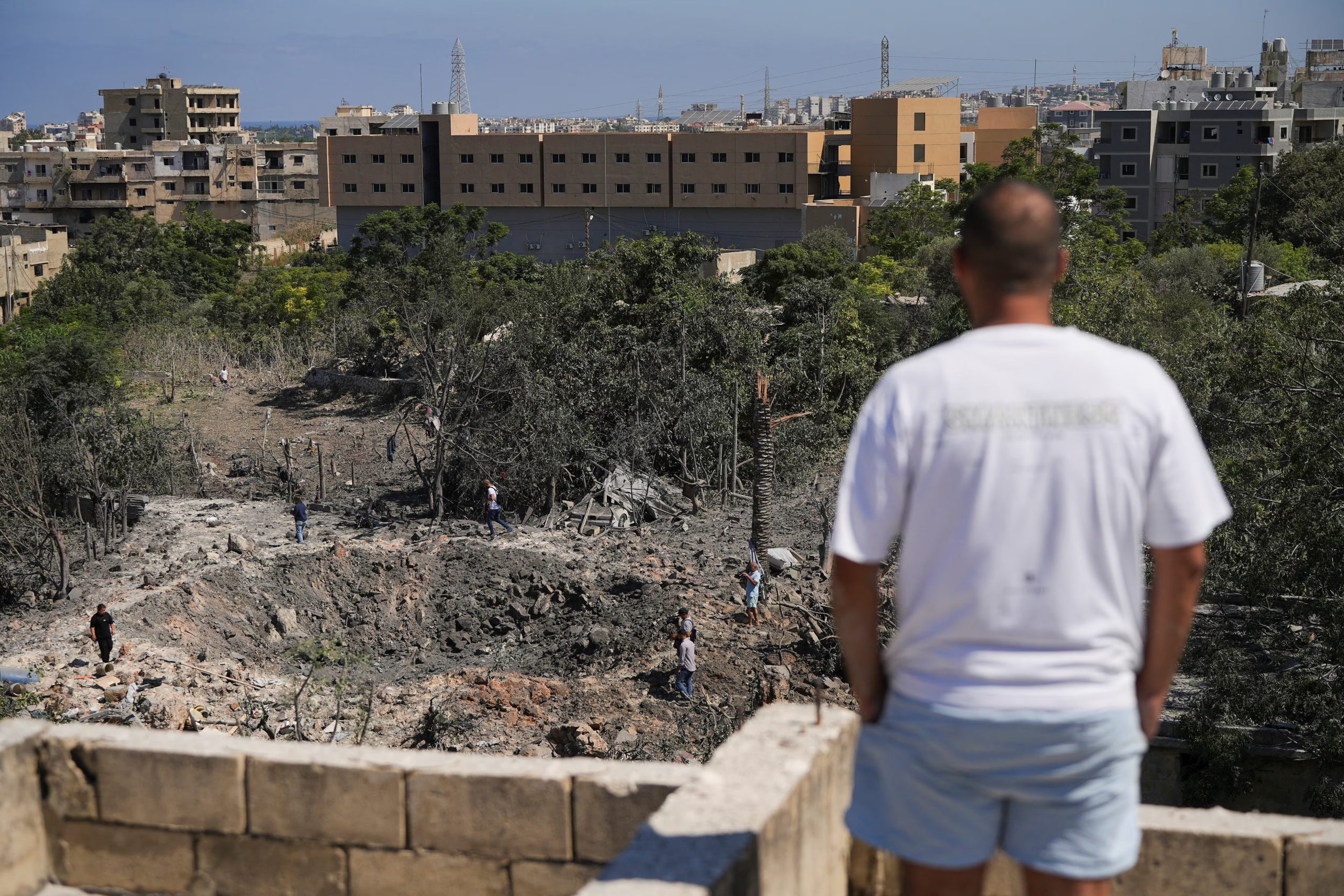 La investigación preliminar del ejército israelí indicó que la explosión ocurrió cuando las tropas ingresaron a un edificio en Majdal Zoun para demoler infraestructuras de Hezbollah. (REUTERS/Stringer)