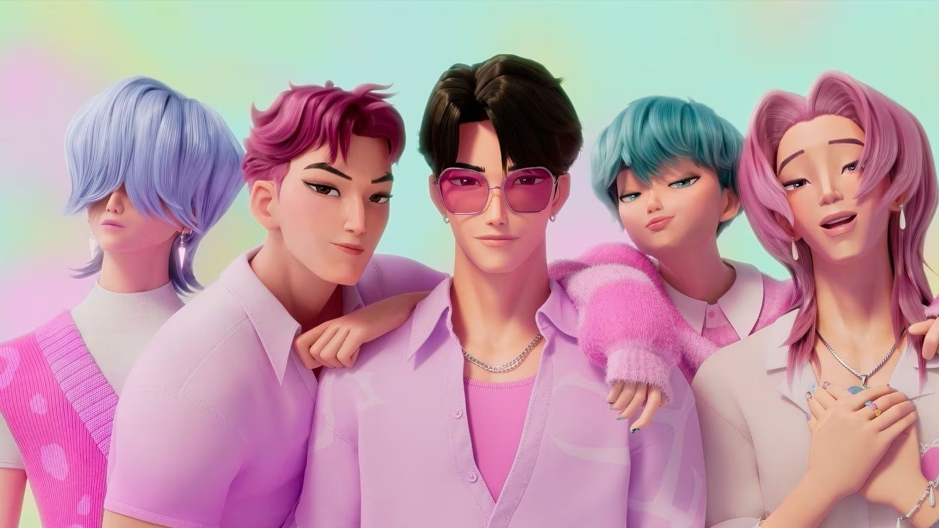 Los Saja Boys son populares por su canción Soda pop. (Netflix)