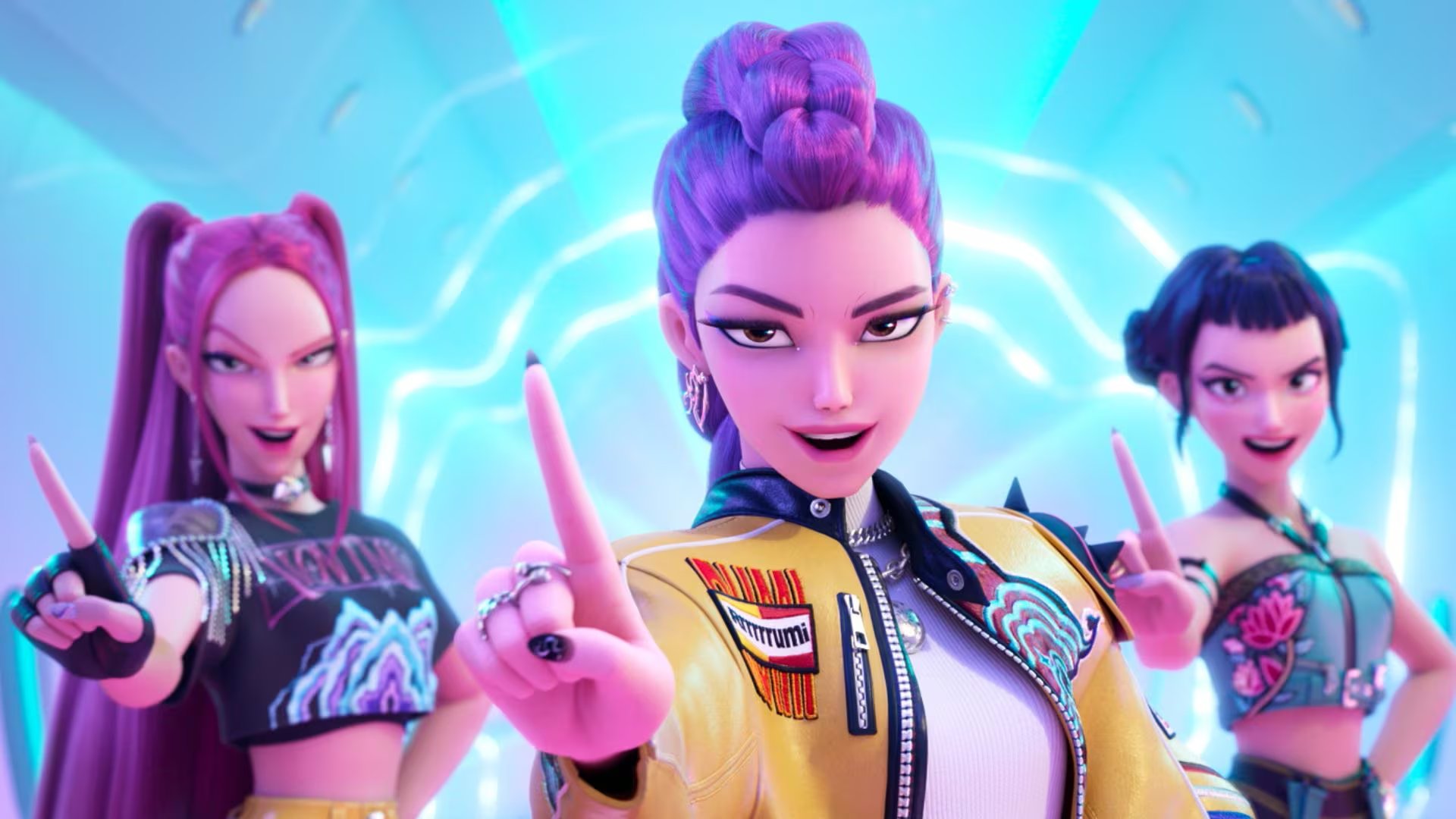 Rumi, Mira y Zoey son las guerreras k-pop. (Netflix)