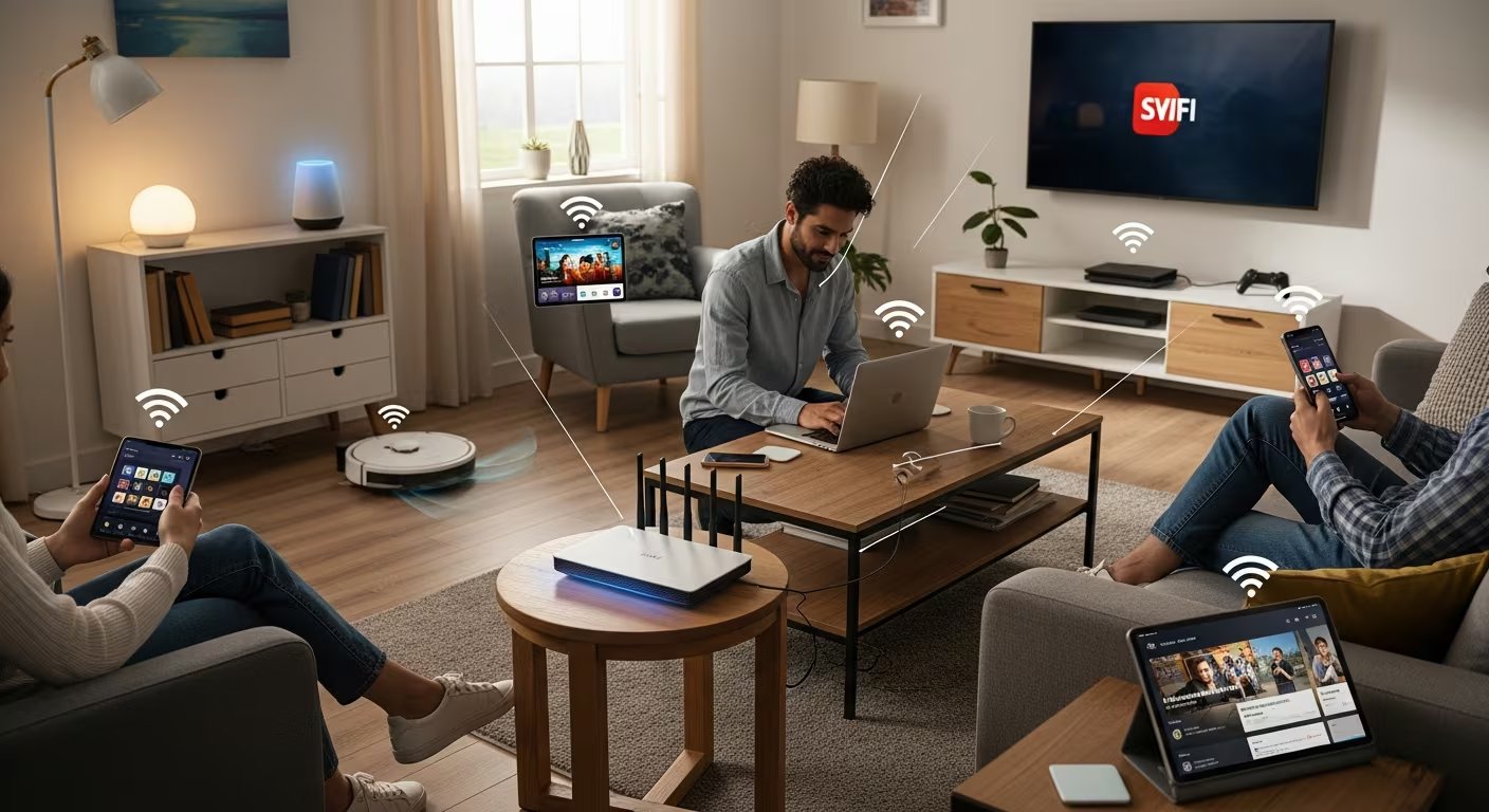 WiFi 6 mejora la eficiencia y permite gestionar varios dispositivos conectados sin disminuir la calidad de la señal. (Imagen Ilustrativa Infobae)