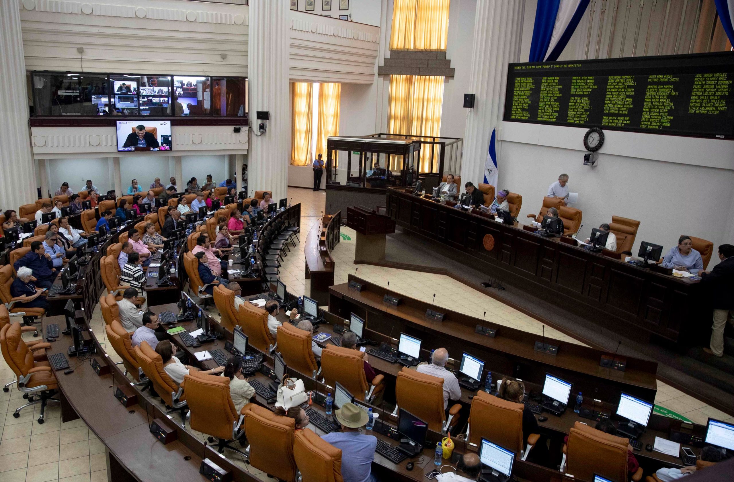 La reforma parcial a la Constitución, que se trabaja de la mano con la Asamblea Nacional, busca impedir que opositores privados de nacionalidad o acusados de traición se postulen a cargos públicos en Nicaragua.. /(EFE/Jorge Torres/Archivo)