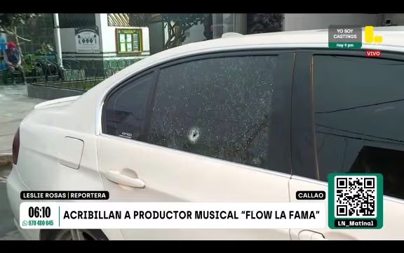'Flow La Fama': el productor sindicado por un doble crimen sobrevive a un atentado con nueve disparos en el Callao