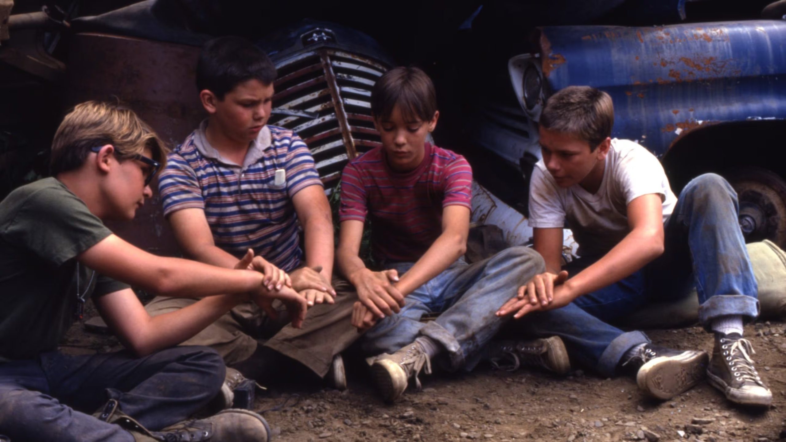 Rob Reiner reunió a Wil Wheaton, River Phoenix, Corey Feldman y Jerry O’Connell durante dos semanas antes del rodaje para reforzar la amistad entre los protagonistas de “Cuenta conmigo”. (Columbia Pictures)
