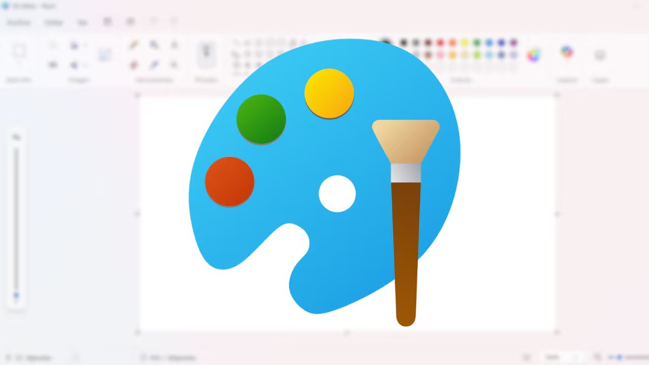 Microsoft Paint no procesa Doom, sino que muestra cada fotograma que el sistema copia al portapapeles de Windows y pega en el lienzo. (Microsoft)