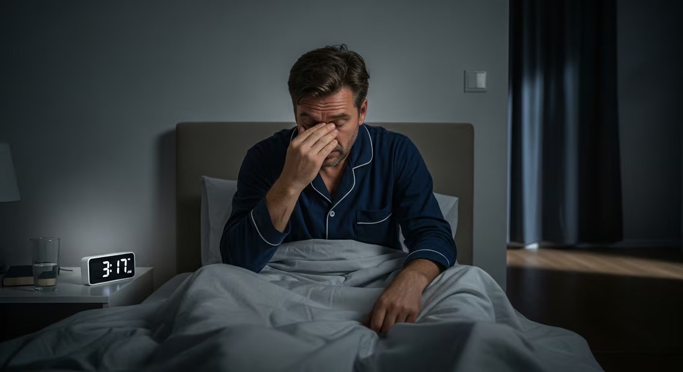 El insomnio al acostarse suele estar vinculado a un exceso de actividad mental y no a la falta de sueño físico (Imagen Ilustrativa Infobae)
