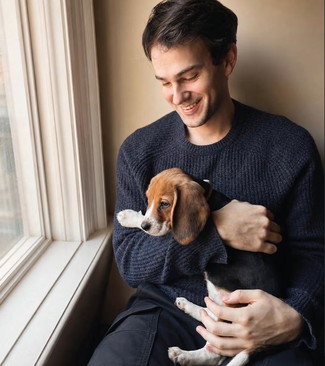 La prueba cutánea sobre Matt Walker mostró reacción a muestras de un caniche y un goldendoodle, pero no a extractos de saliva y caspa de Alfie y Bailey (Instagram @mattwalkerfromcanada)