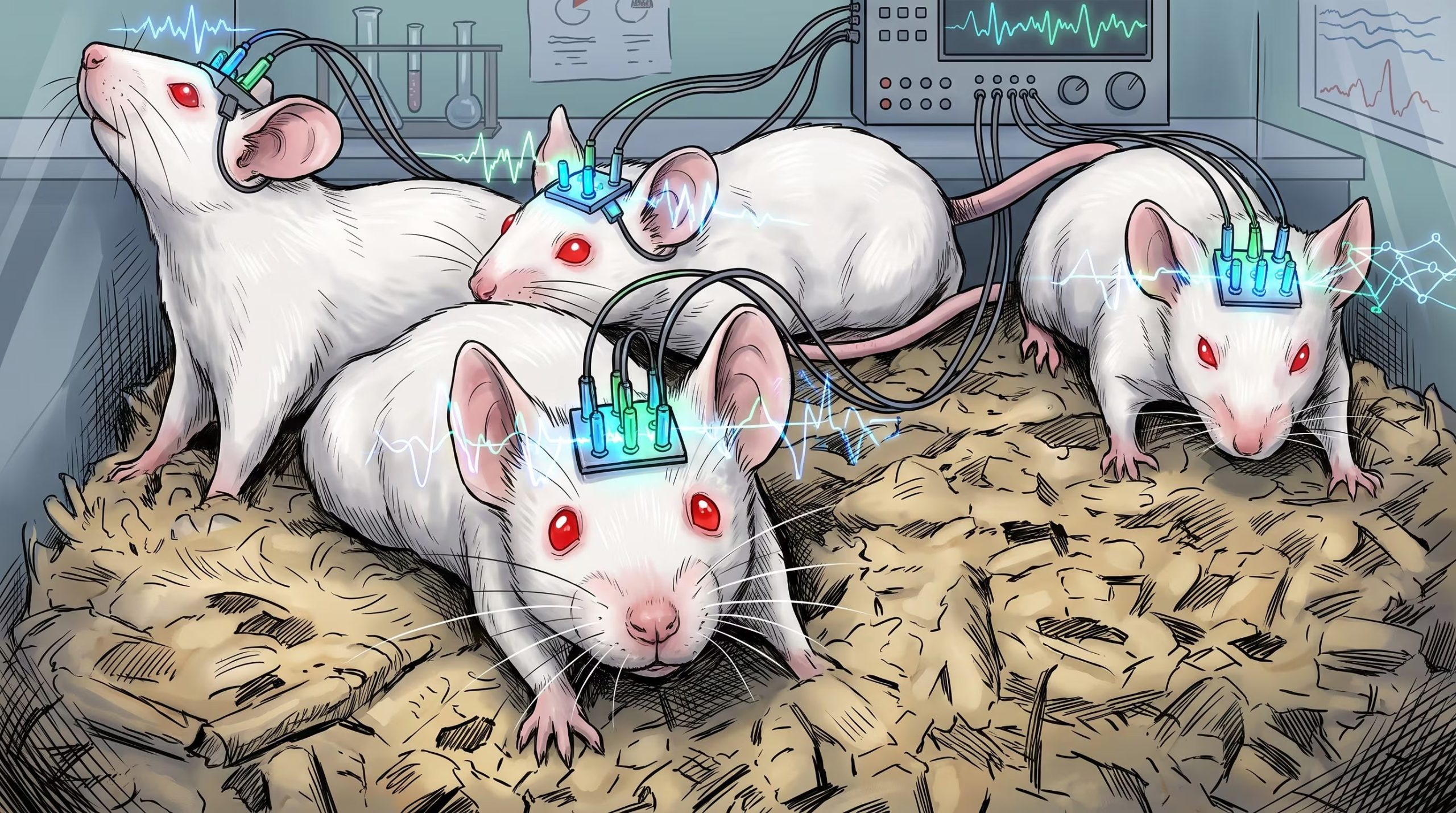 Neurocientíficos de Cornell identificaron que los ratones usan conjuntos de neuronas distintos para vocalizaciones sociales y para chillidos vinculados al malestar o a las peleas (Imagen Ilustrativa Infobae)