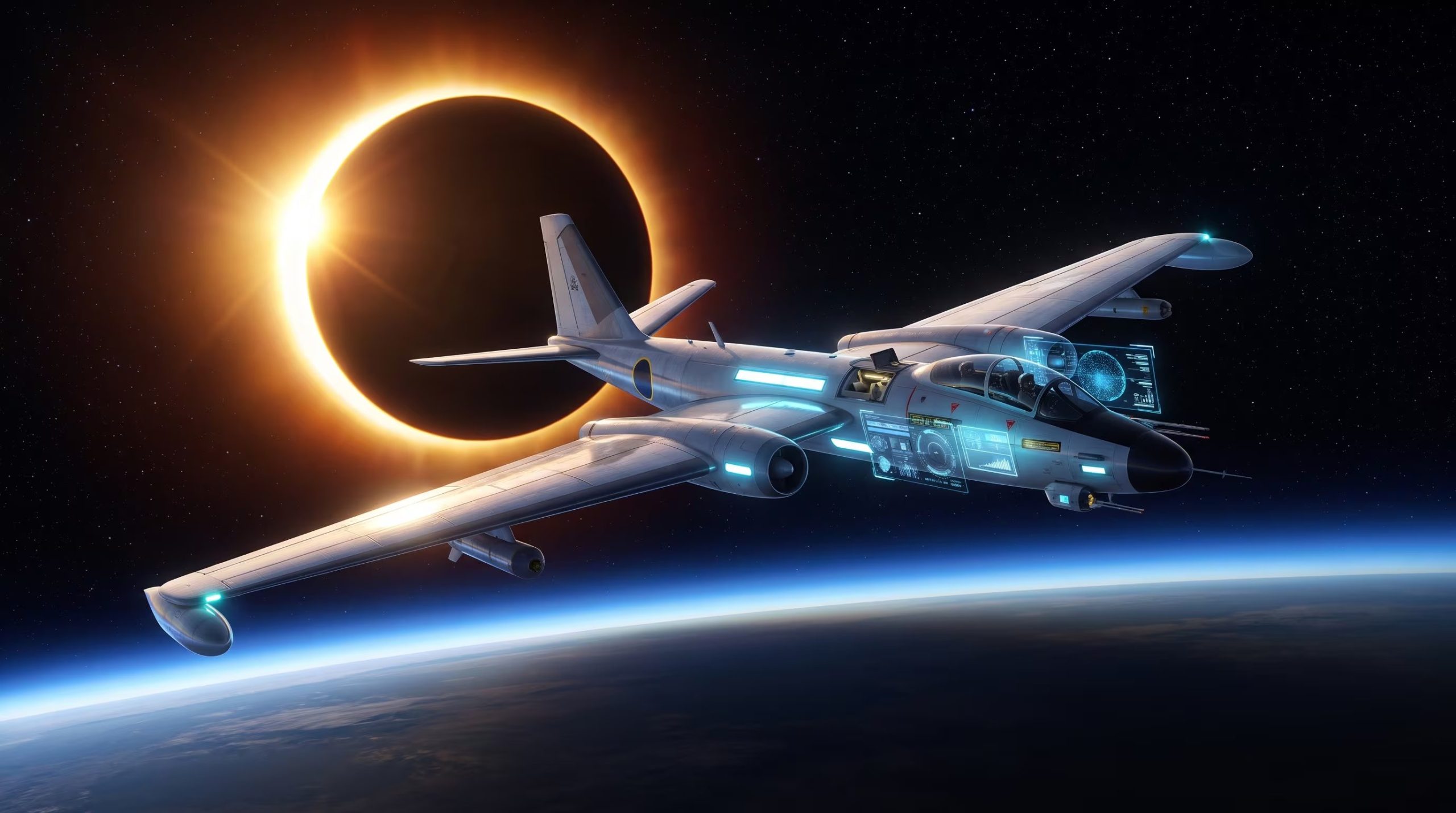 Las cámaras del avión capturarán al menos 20 imágenes por segundo para documentar estructuras y cambios en la corona del Sol (Imagen Ilustrativa Infobae)