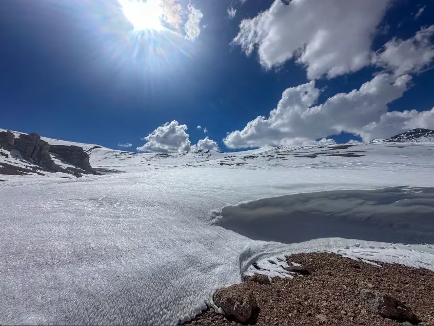 La estancia abarca 32.000 hectáreas en las estribaciones de los Andes (Wamani)