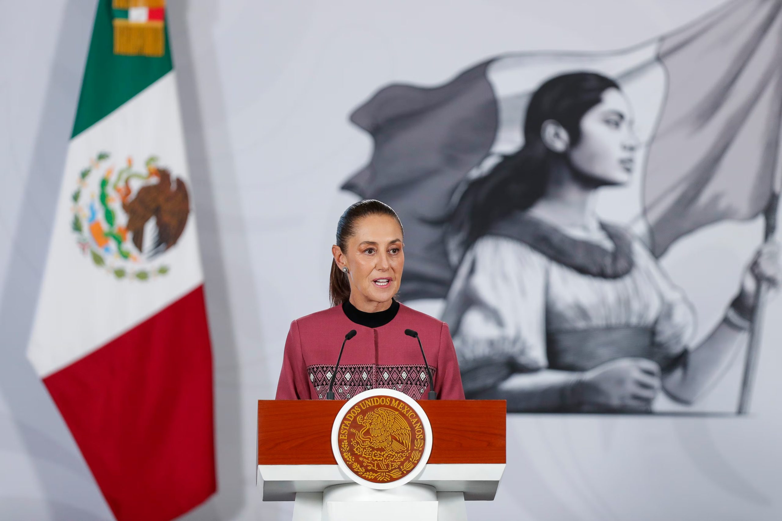 México mantiene coordinación con Estados Unidos ante denuncias por residuos de SpaceX. EFE/Isaac Esquivel
