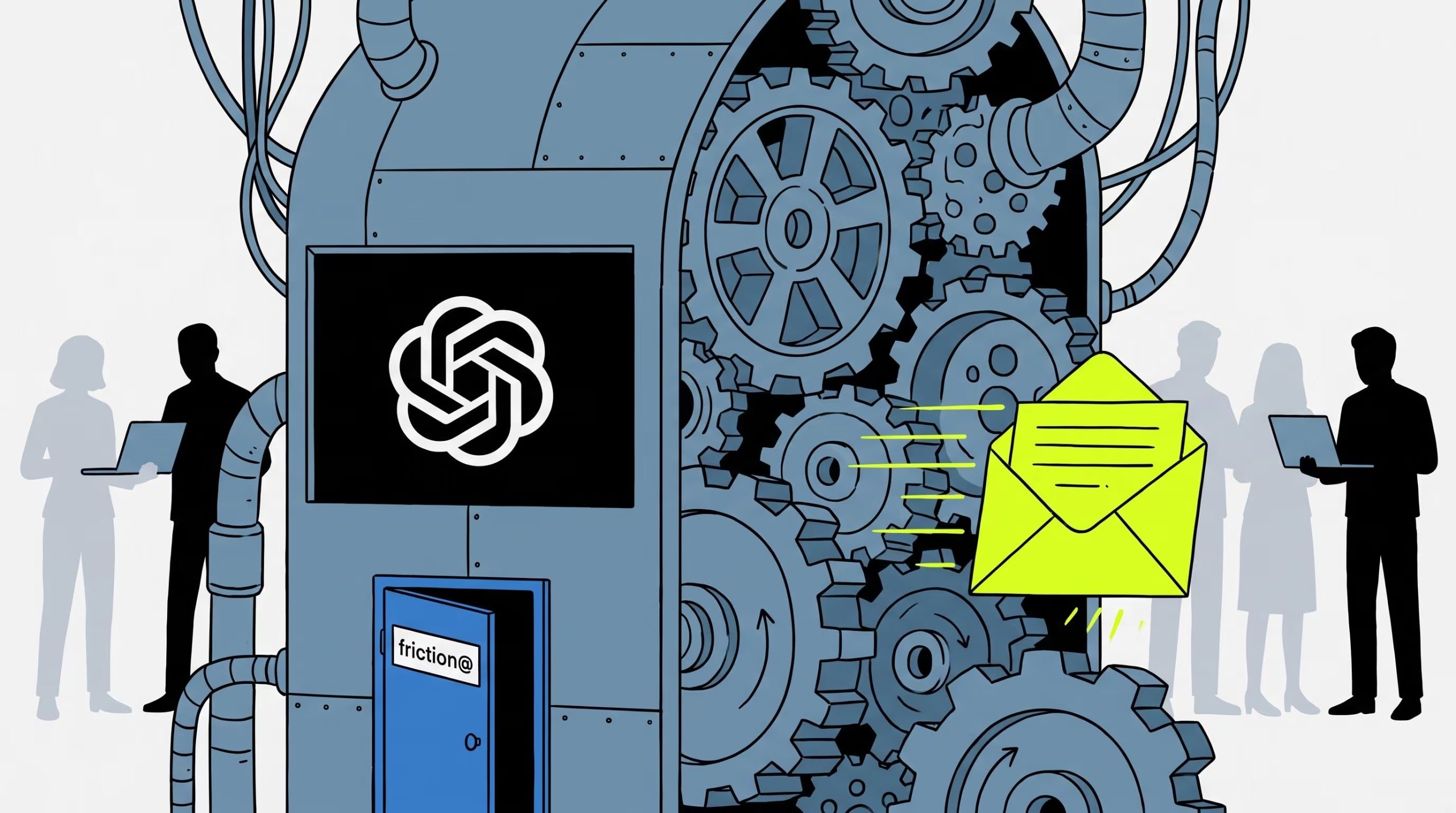 Sam Altman y Greg Brockman intervienen en los casos de friction que OpenAI considera serios y ordenan resolverlos sin debate intermedio (Imagen Ilustrativa Infobae)
