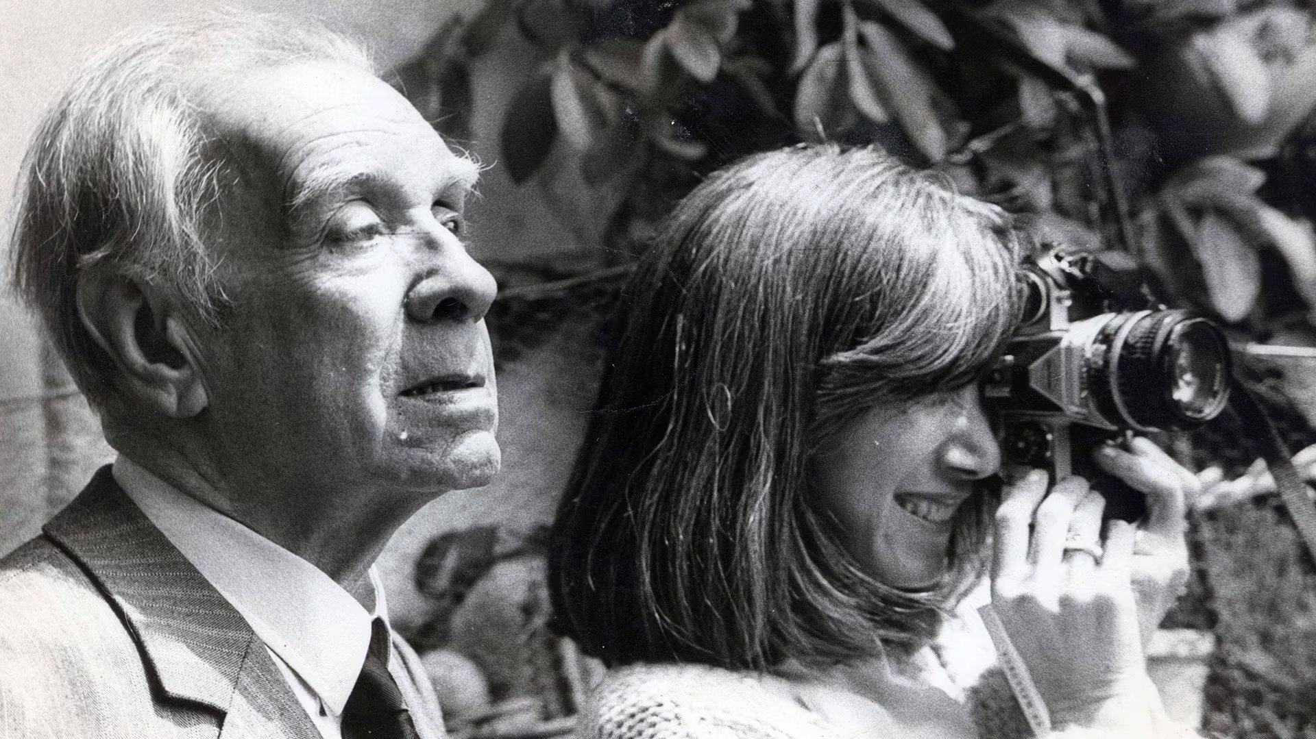 Borges y María Kodama