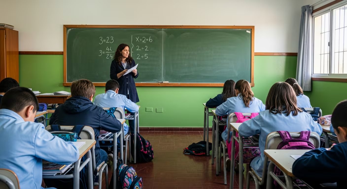 Varias docentes consultadas proponen fortalecer el tiempo de trabajo en el aula, de modo que allí ocurran los procesos centrales de lectura, discusión y producción. (Imagen Ilustrativa Infobae)