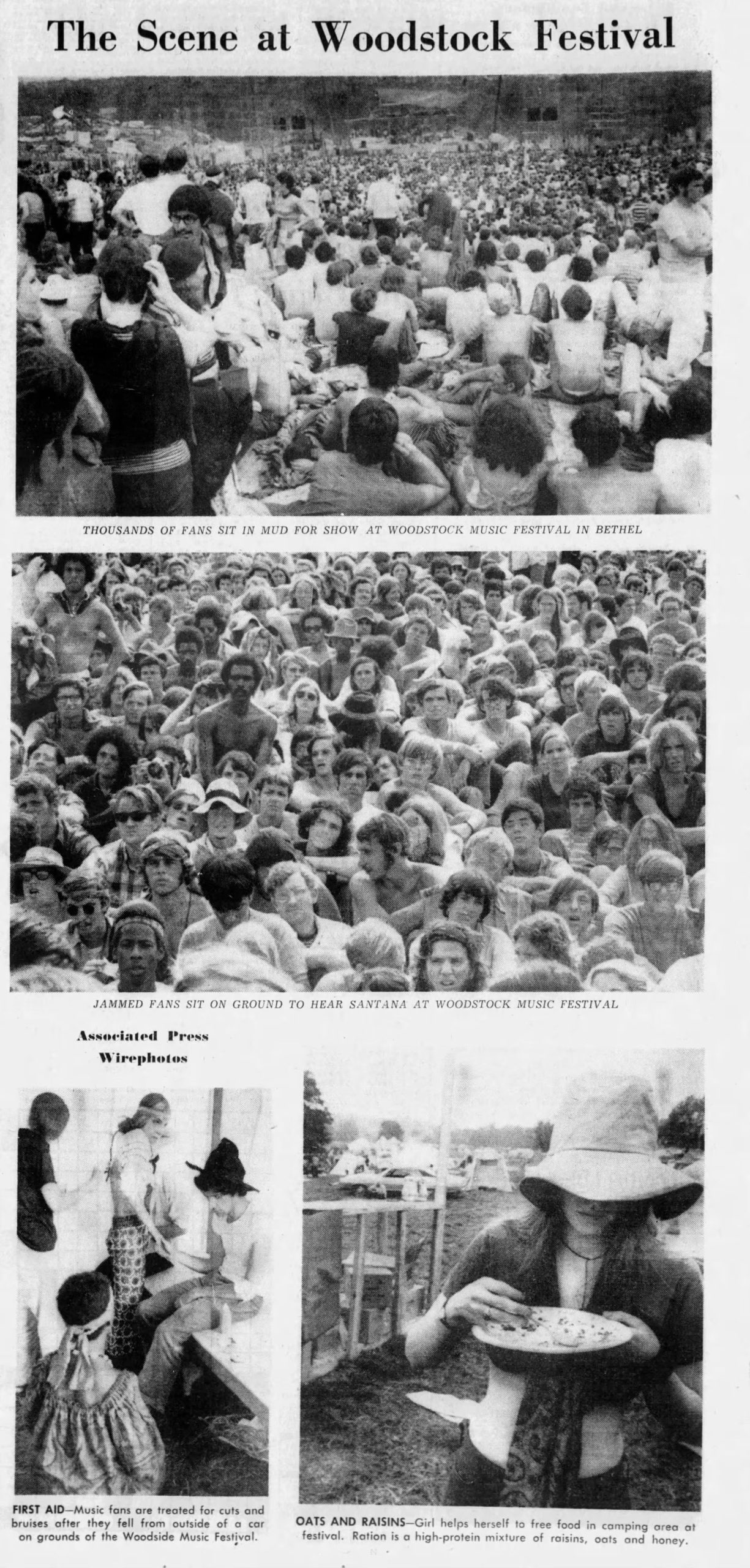 Woodstock se realizó del 15 al 18 de agosto de 1969 y reunió entre 400.000 y 500.000 personas en el estado de Nueva York