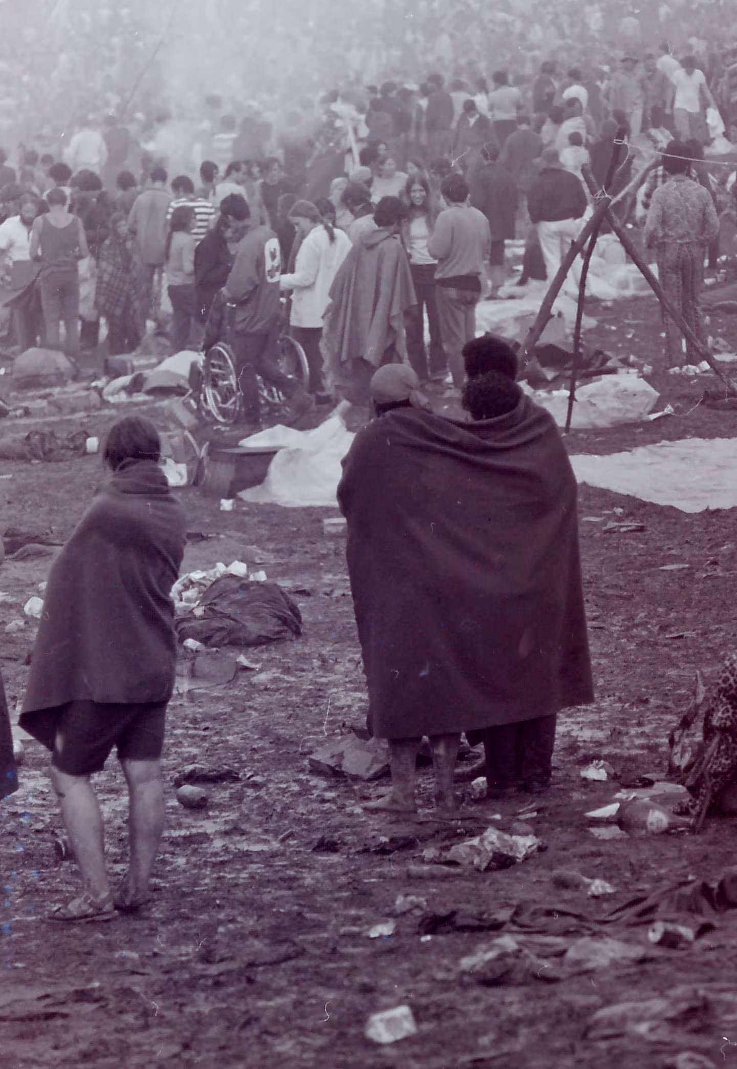 El Festival de Woodstock pasó de ser un evento pago a uno gratuito cuando la llegada masiva de público volvió inviable controlar los accesos