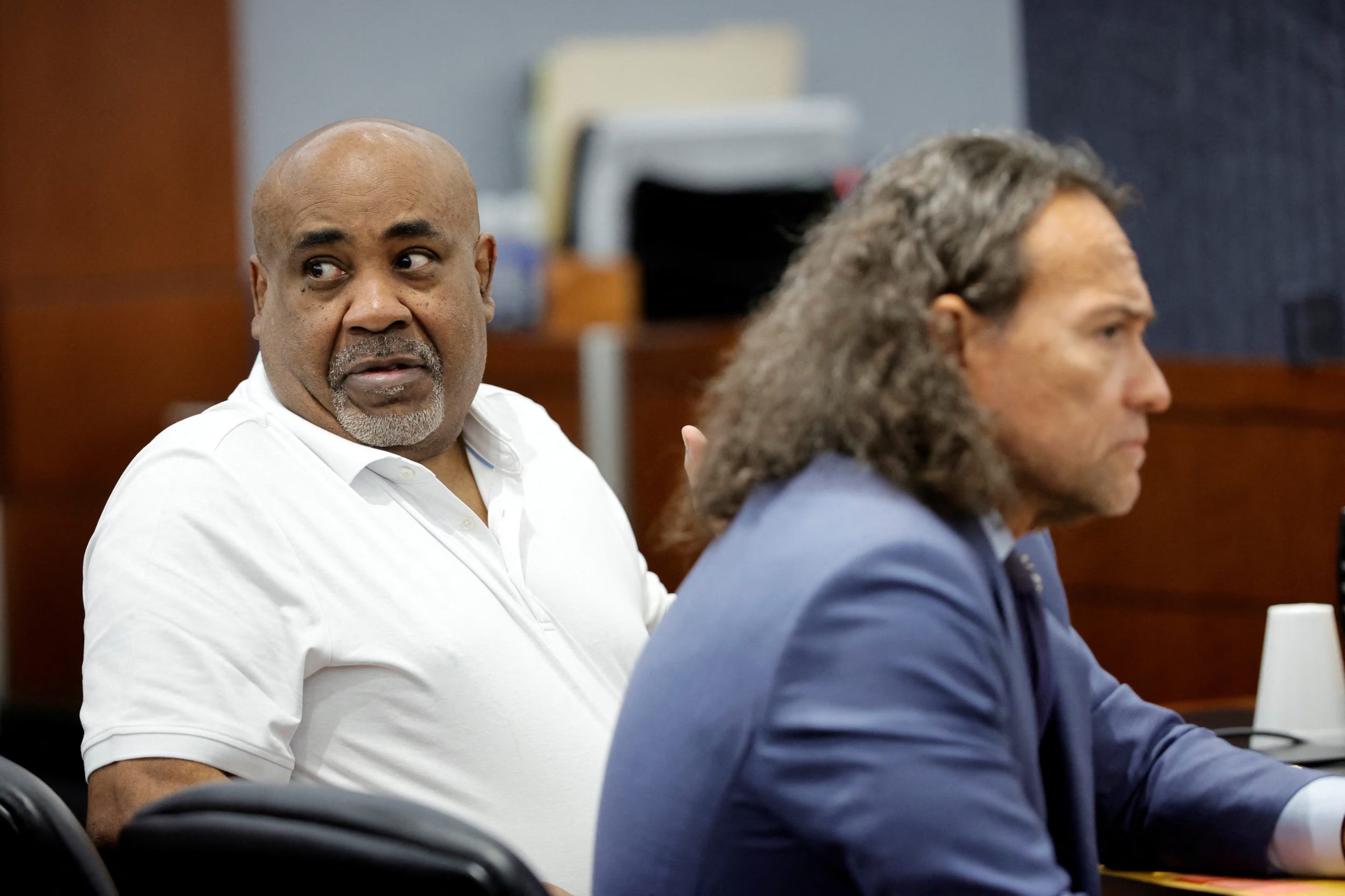 El jurado del juicio por Tupac Shakur quedó integrado por 16 personas tras varios días de interrogatorios a más de 100 residentes del condado de Clark (Steve Marcus/vía REUTERS).
