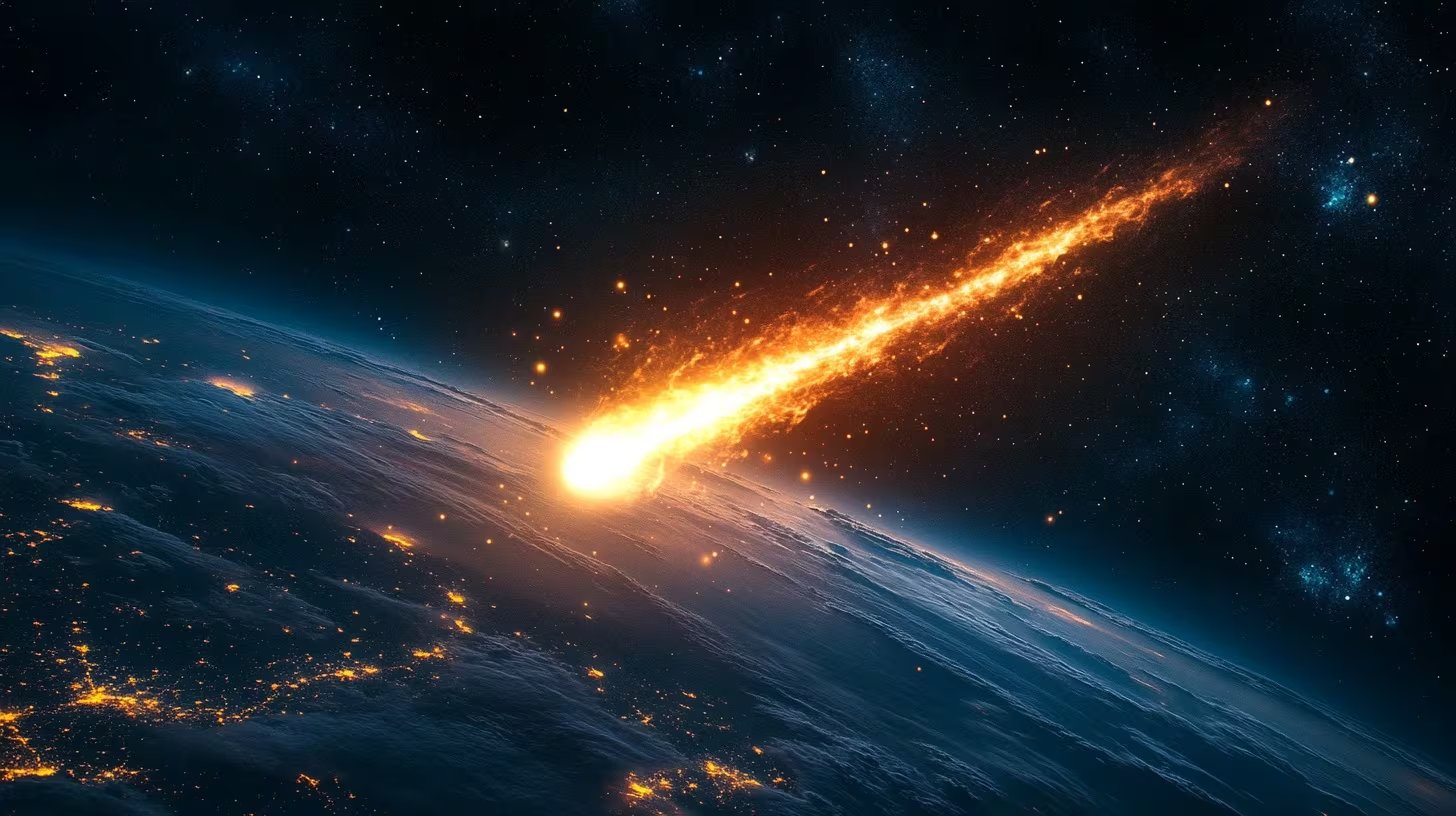 El meteorito se habría originado en el cinturón de asteroides entre Marte y Júpiter tras una colisión que alteró su trayectoria espacial
 (Imagen Ilustrativa Infobae)