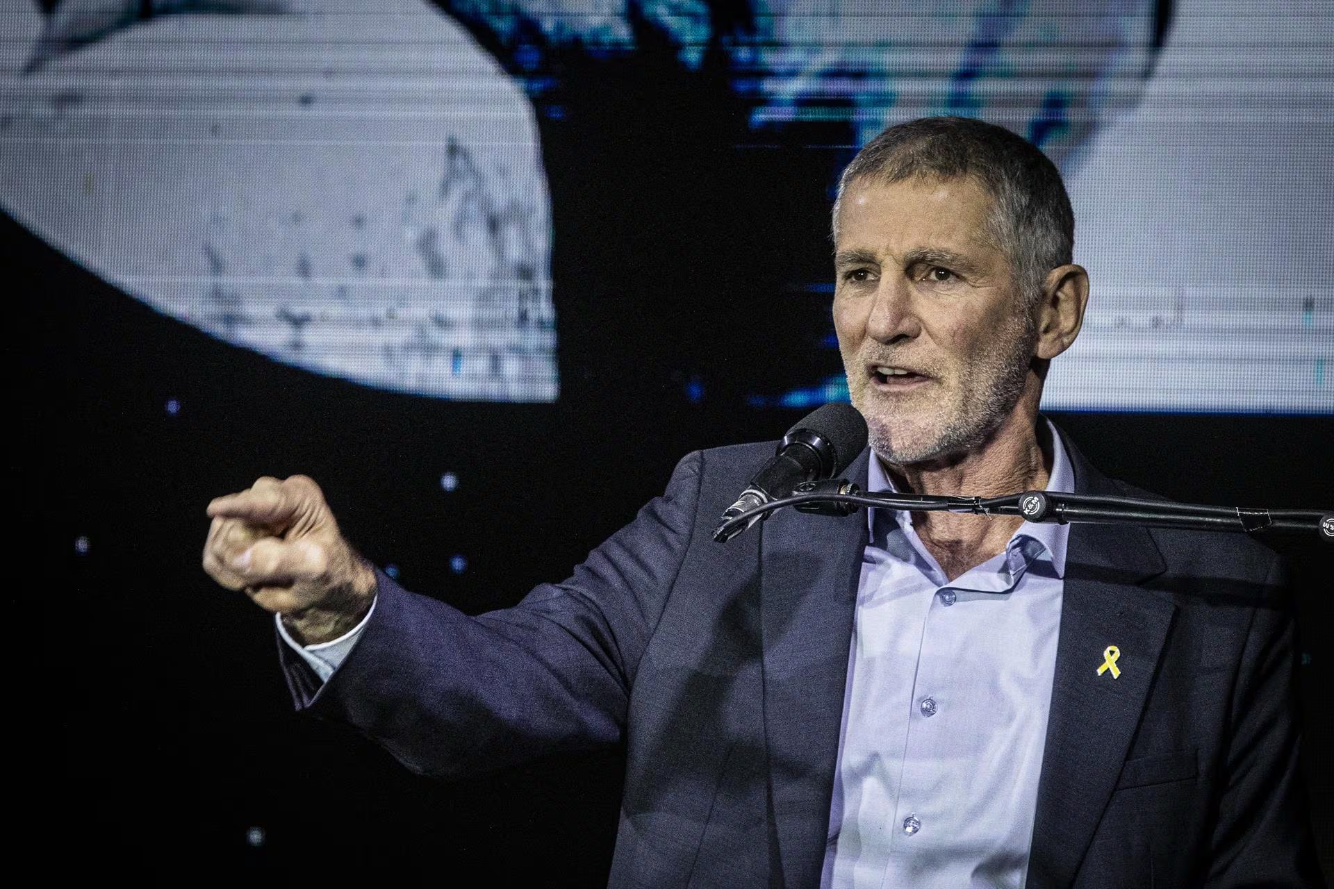 Yair Golan, líder de la oposición centroizquierdista israelí, calificó de