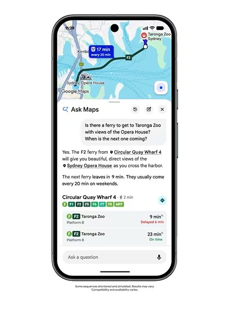 Ask Maps puede mantener el contexto de tus conversaciones anteriores. (Google Maps)