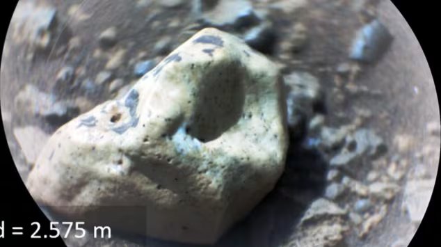 Las rocas típicas de Marte contenían un mineral precioso que los científicos no esperaban encontrar. (NASA)
