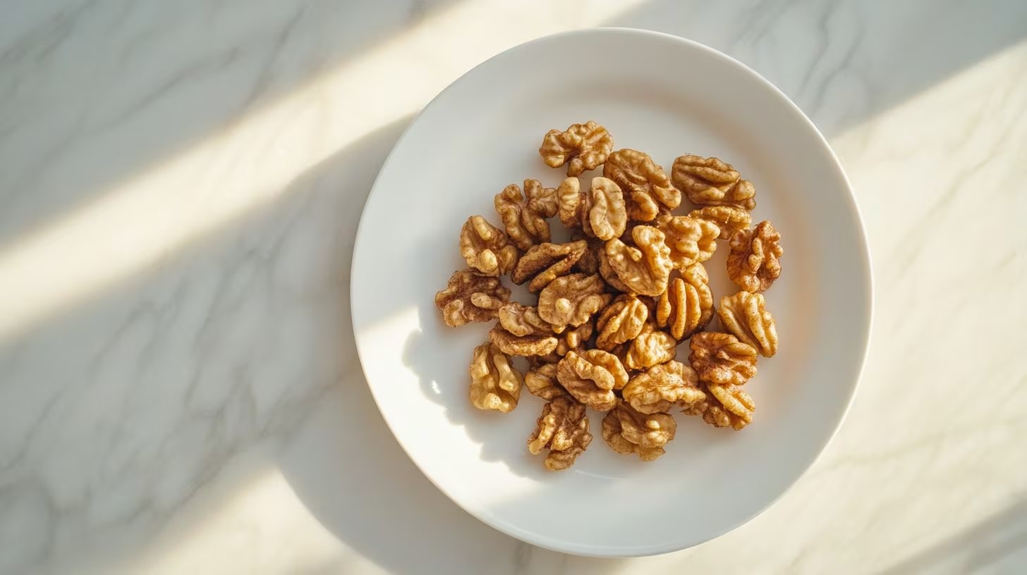 El ácido alfa-linolénico de origen vegetal destaca en las nueces como aporte clave de omega-3 esencial. (Imagen Ilustrativa Infobae)