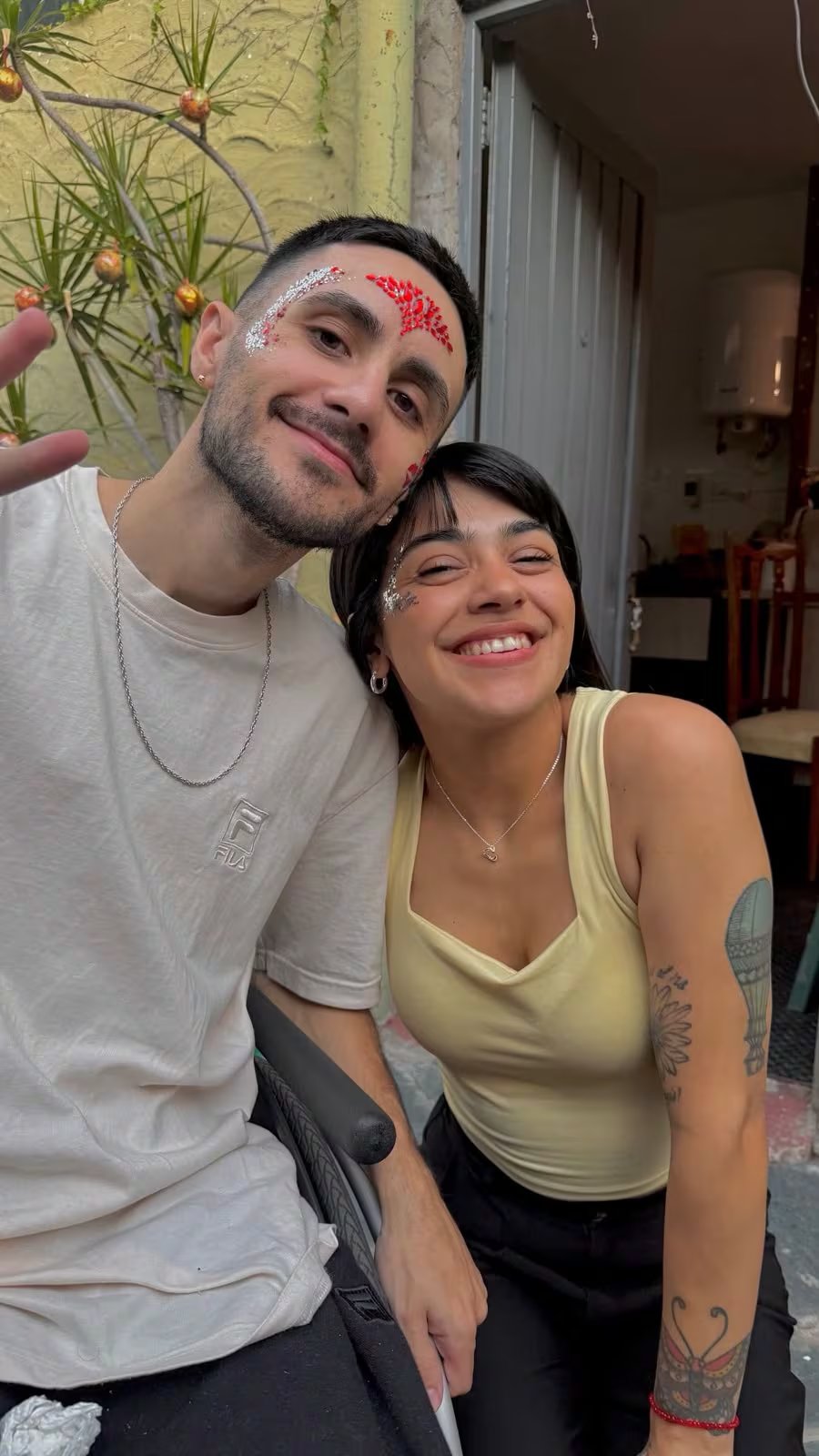 Franco y Serena se conocieron en TikTok