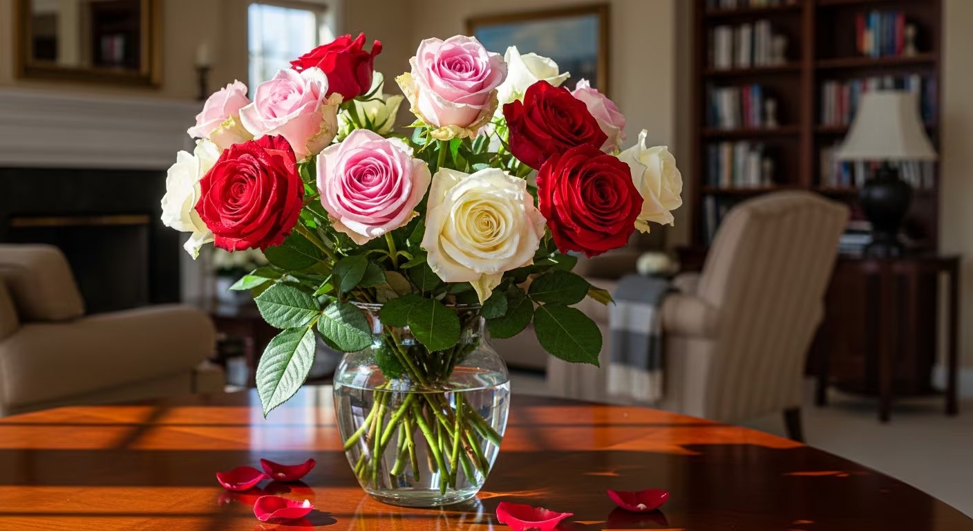 El agua de un florero con flores cortadas puede convertirse en criadero activo en menos de 48 horas si no se cambia, según la Michigan State University. (Imagen Ilustrativa Infobae)