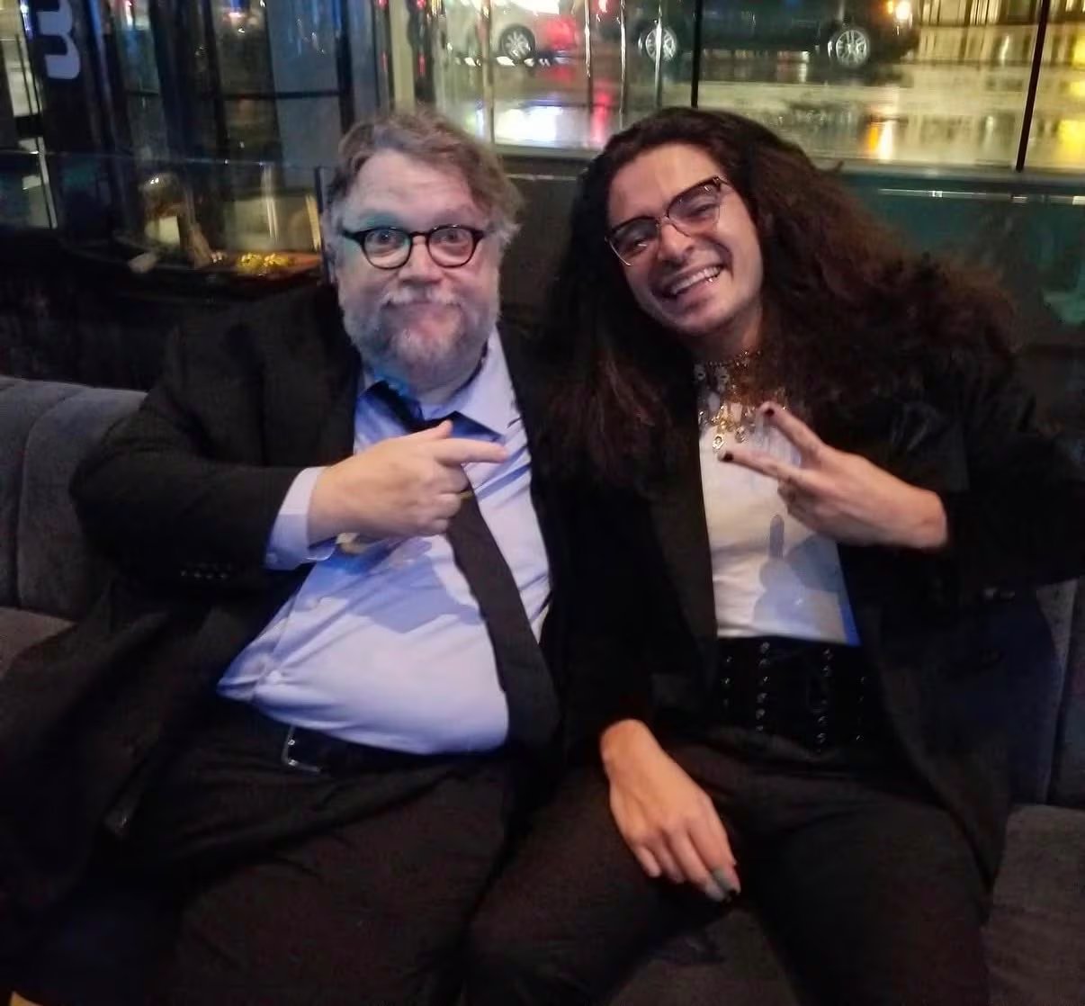Fabio Colonna conoció a Guillermo del Toro y esta es su anécdota (redes de Fabio Colonna)