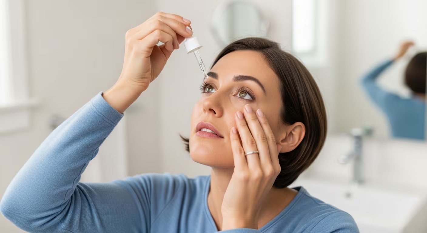 La regla 20-20-20, la distancia de 50 a 65 centímetros, una pantalla por debajo del nivel de los ojos y las lágrimas artificiales ayudan a aliviar la fatiga visual por pantallas (Imagen Ilustrativa Infobae)