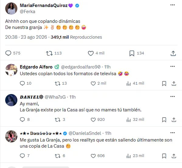 Ferka es acusada de traicionar al proyecto que le dio fama nacional
(RS)