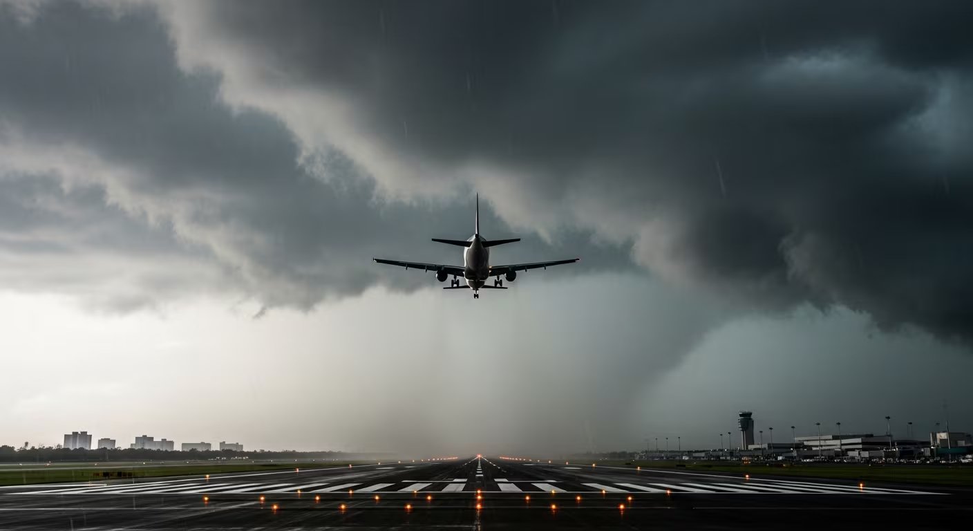 El sistema de evacuación aérea se activa en Florida cuando el NHC prevé una tormenta de categoría 1 o mayor y al menos un 40% de probabilidad de vientos de tormenta tropical en un aeropuerto asignado. (Imagen Ilustrativa Infobae)