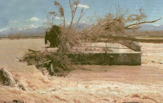 En 2005 la Laguna de los Erizos en San Juan colapsó y liberó 32 millones de m³ de agua en solo 67 minutos recorriendo más de 250 kilómetros
