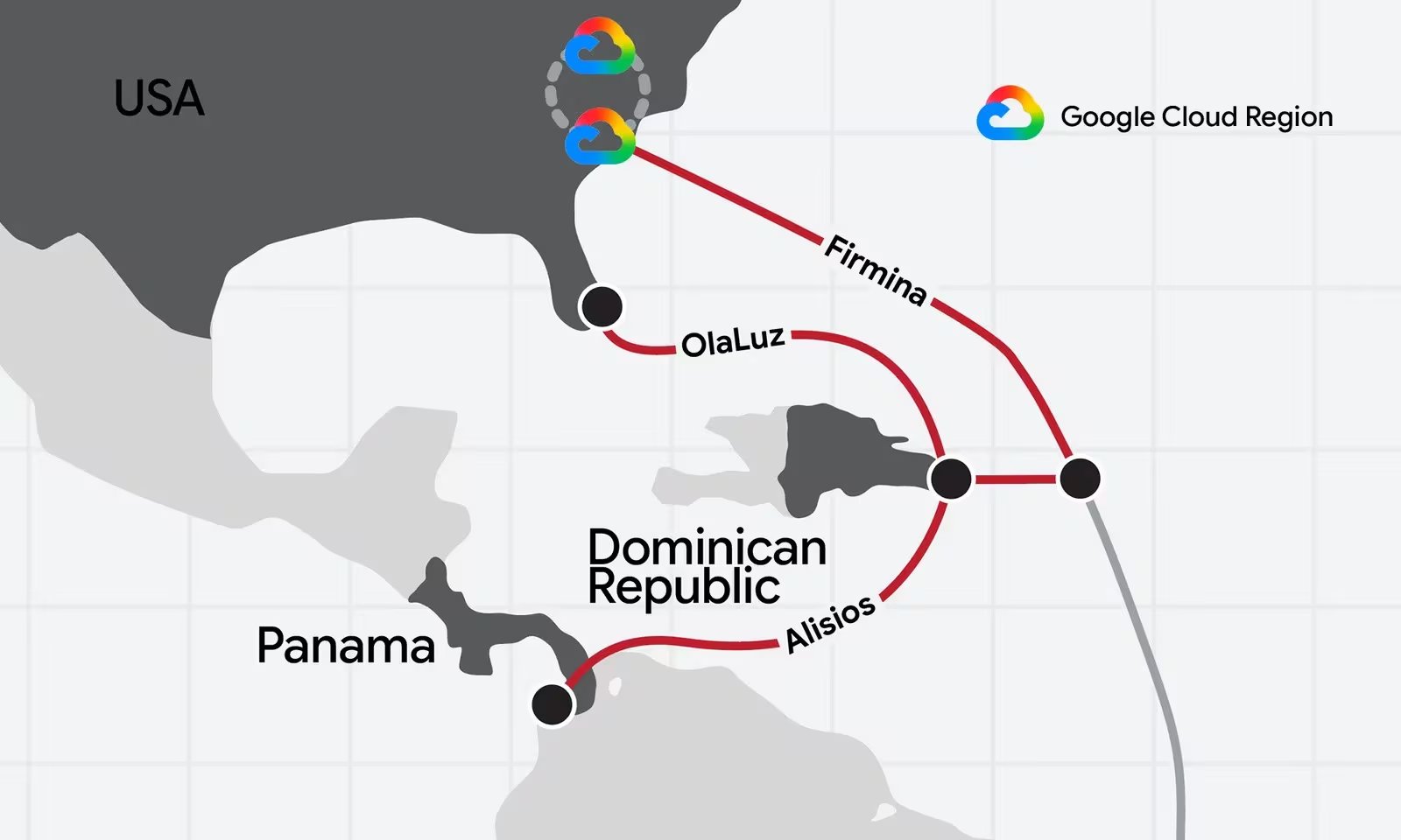 Alisios unirá República Dominicana, Panamá y Chile. (Google)